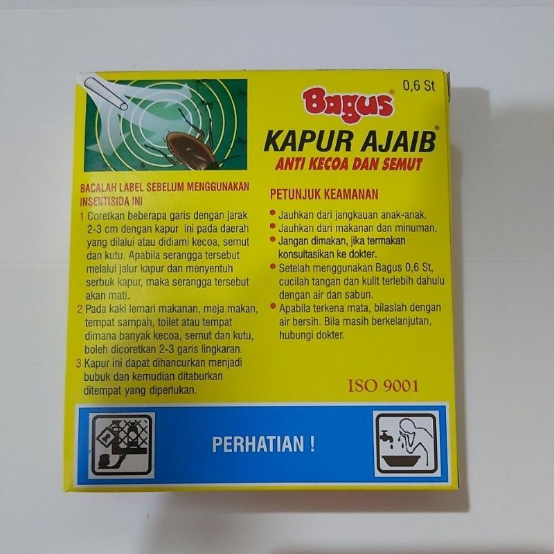 Bagus Kapur Ajaib Anti Kecoa dan Semut 12pcs