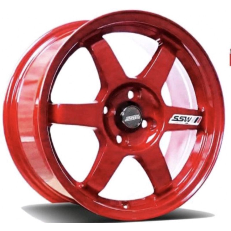 Paketin BAN BARU 195 50 16 velg mobil ssw ORIGINAL made in thailand S202LP/te37 ring 16x7 pcd 4x100 