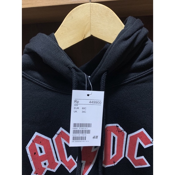 HOODIE H&amp;M ACDC BLACK