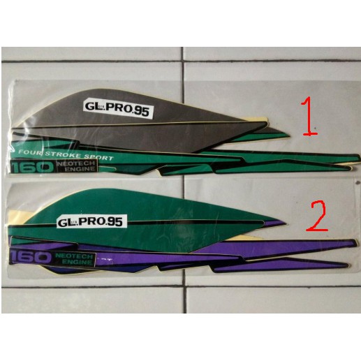 Aksesoris Striping Stiker Lis Motor Honda Gl Pro Tahun 1995 95