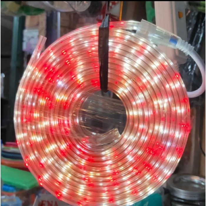 Lampu Selang 3528 Merah Putih + Adaptor 17 Agustusan / Led Strip RGB Warna Warni 8M KEMERDEKAAN