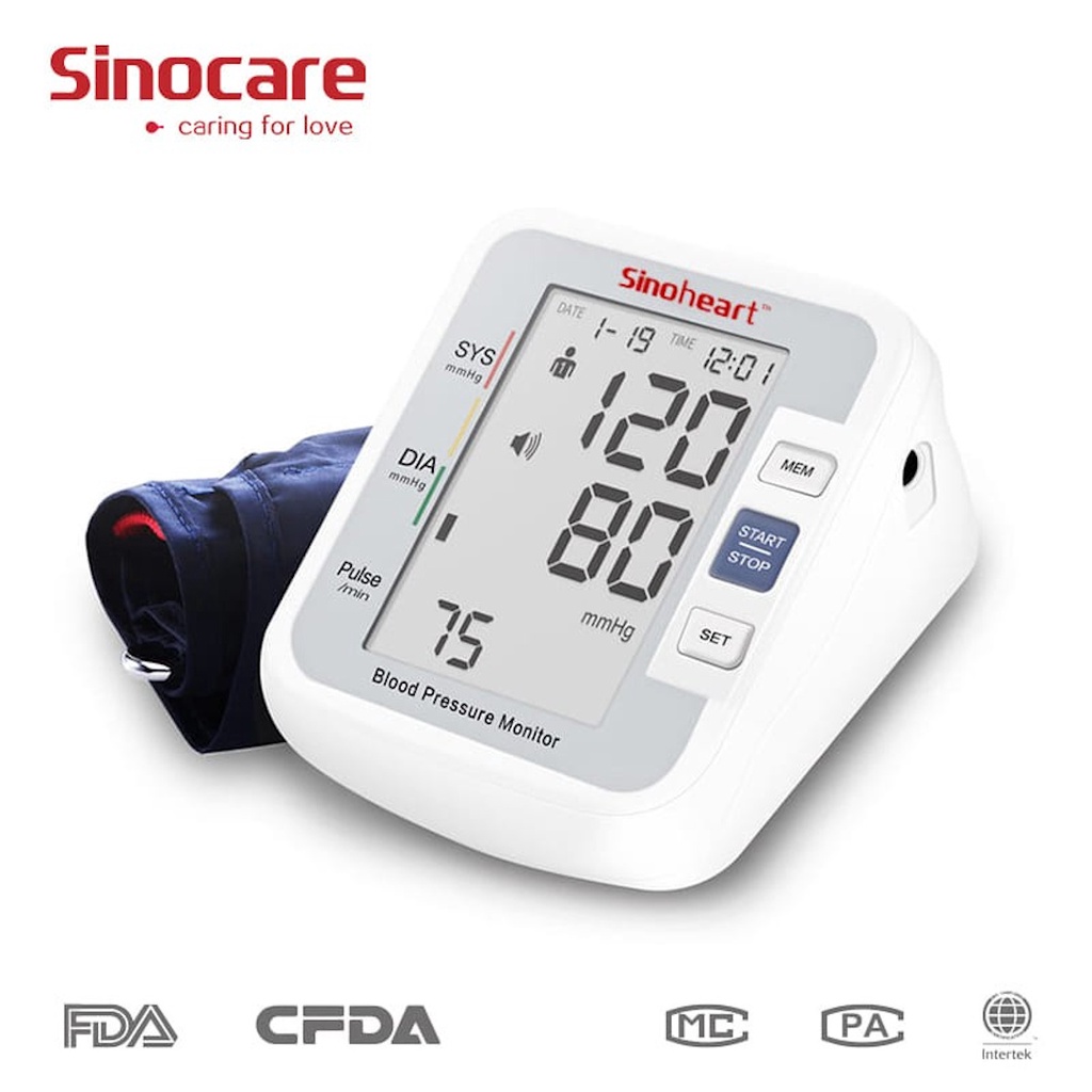 Sinocare BA-801 Tensimeter Digital - Alat Ukur Tekanan Darah