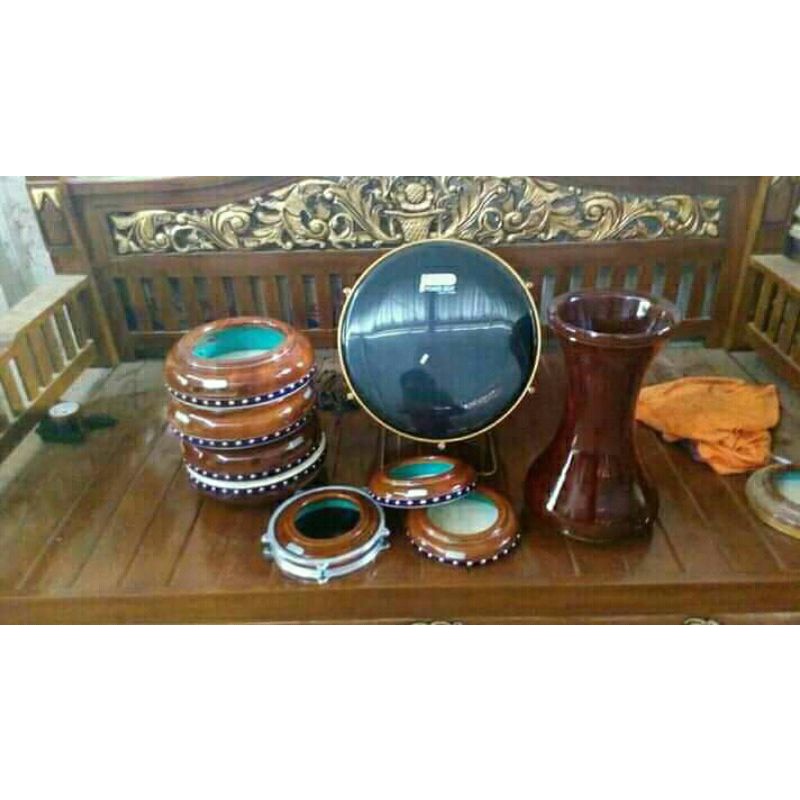 Rebana Jepara H. Mukhsin Troso Pecangaan Jepara Full set Polos