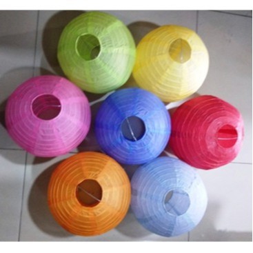 Lampion kertas bulat 25 cm - lentera bulat - chinese paper latern - lampion bulat - lentera kertas