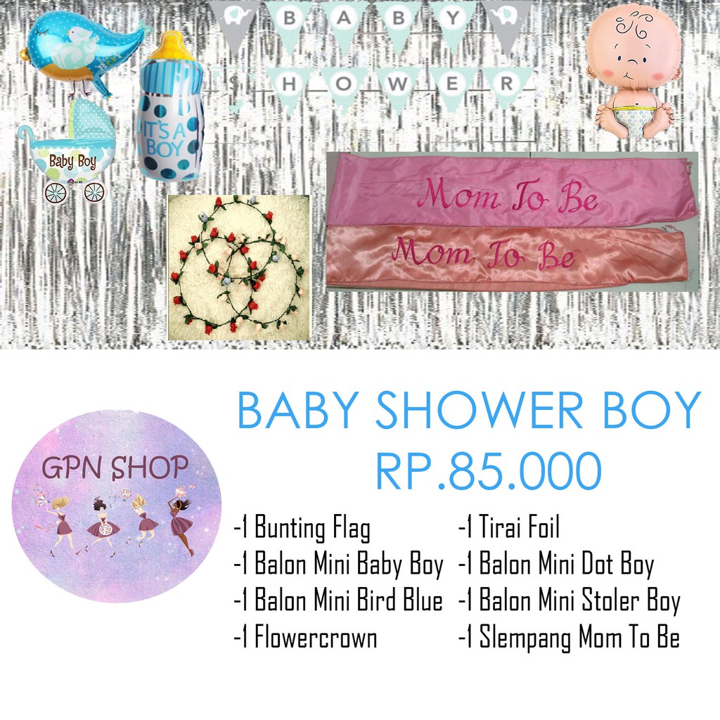 Baby Shower Boy Shopee Indonesia