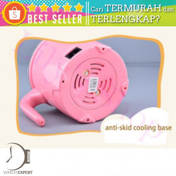 Panci Listrik Stainless Steel 1.6L 450W - Pink