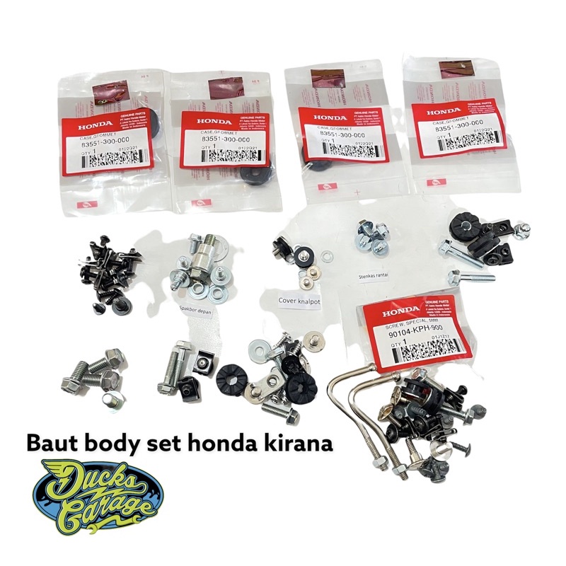 baut baud body fullset honda kirana