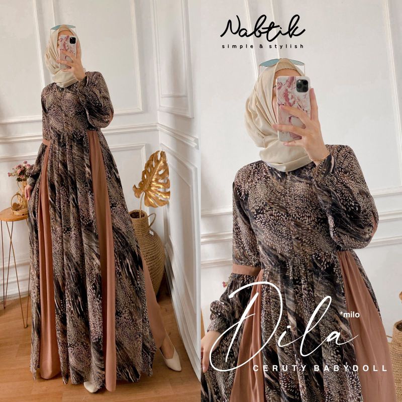 DILA DRESS CERUTY BABYDOLL BY NABTIK