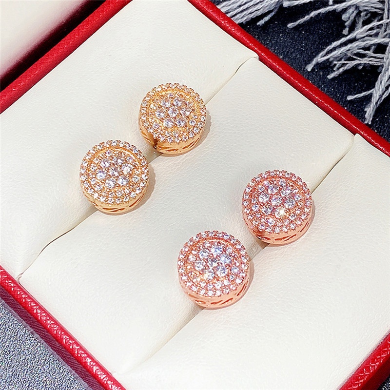 Anting Stud Warna Emas Untuk Aksesoris Wanita