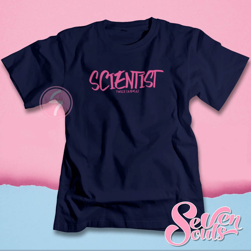 Kaos Twice Scientist MV JYP Entertainment / Baju Korea Musik KPOP Korean / Tshirt Distro - 7389