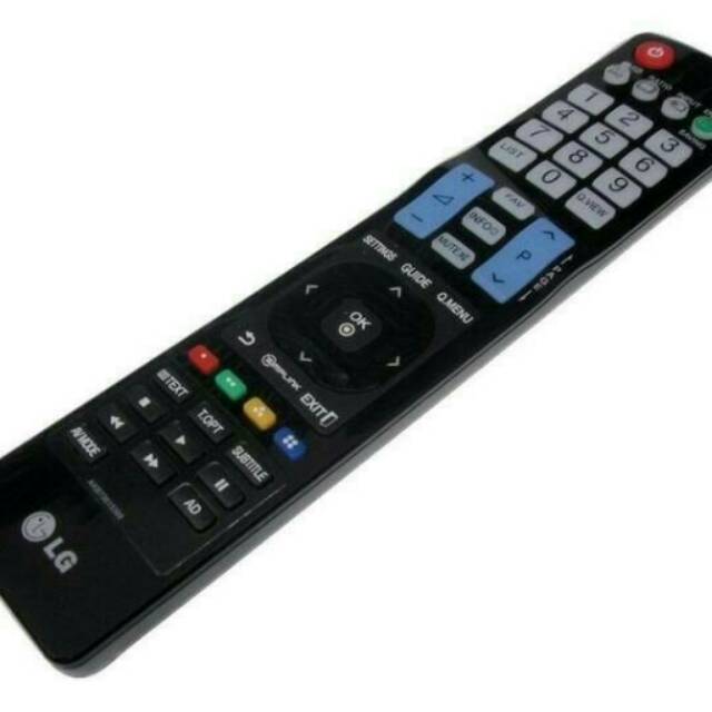 REMOTE TV LCD/LED MERK LG BLACK PANJANG DIJAMIN KONEC