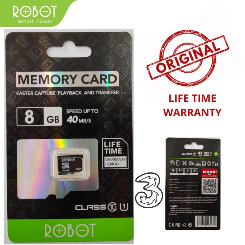 (TRI HAPPY ) ROBOT  Storage 64GB 4GB 8GB
