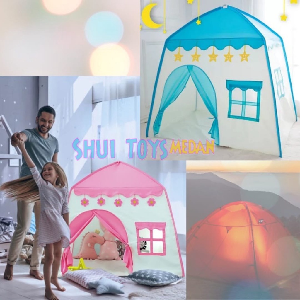 TENDA ANAK MODEL RUMAH/TENDA MAINAN ANAK/TENDA PRINCESS/TENDA BESAR