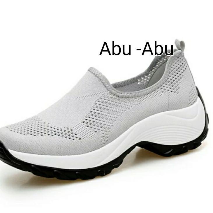 Sepatu Sneakers Wanita Sepatu Sneakers Wanita Wedges Premium Import Tanpa Tali