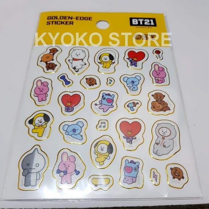 Stiker BT21 BTS Official LINE STICKER