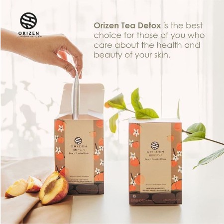 

ORIZEN Peach Powder Drink| Orizen Detox Tea