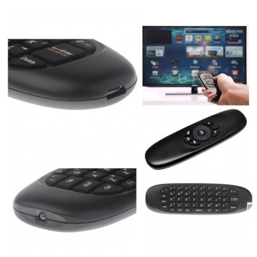 Keyboard Remote TV Box PC Android Air Mouse 2.4GHz 3D Motion 111108