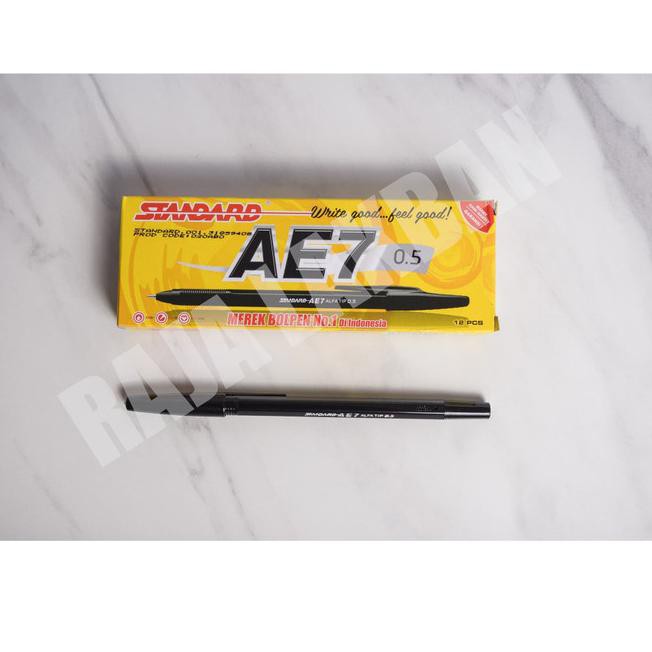 

Wow Murah><-157 Pulpen Standard AE7 05 Hitam - 1 Lusin / 12 Pcs