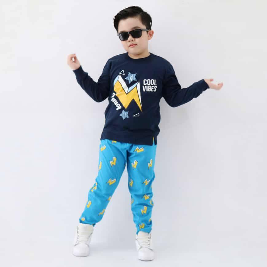 Setelan anak Crewneck Set Joger Beanof