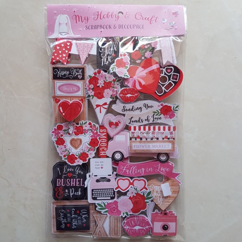 

Sticker 3d Scrapbook "Falling in Love