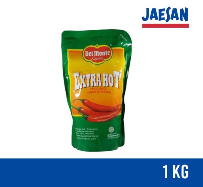 

Delmonte Saus Sambal Extra Hot Chilli Pouch 1000 gr