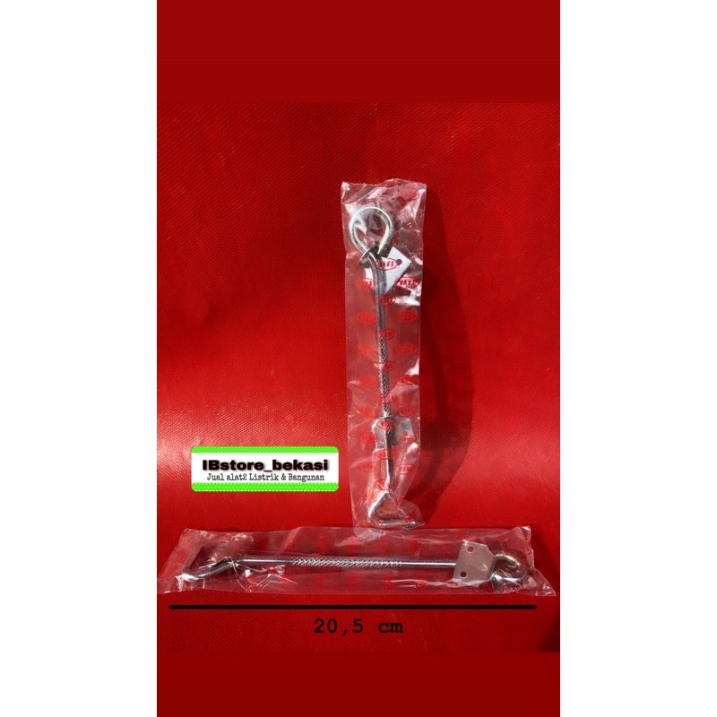 Hak angin jendela silver Stainless