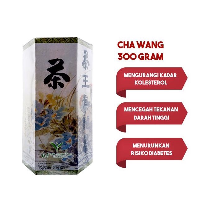 

[ COD ] Teh 63 Cha Wang 300gr BERMUTU Kode 1222