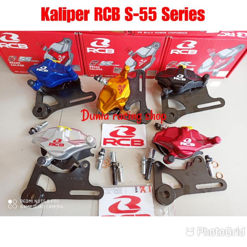 Kaliper RCB Caliper RCB GSX 150 Satria Fu barong Satria Fu Facelife Ninja S Ninja R Ninja RR Satria 2T 2tak RU Satria Hiu MX king Vixion depan belakang Kaliper RCB S1 S Series Kaliper RCB S2 S55