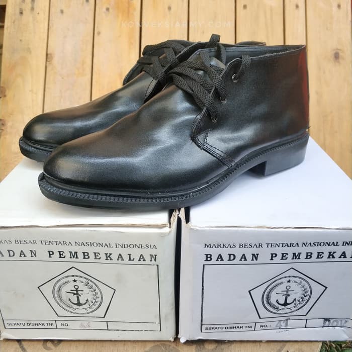 Sepatu PDH TNI Jatah Badan Perbekalan