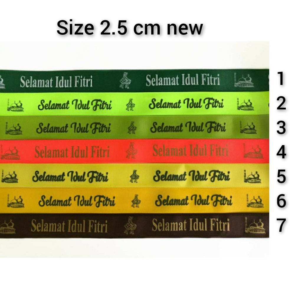 1 YARD (91 CM) - PITA IDUL FITRI | HARGA PER YARD BUKAN 1 ROLL