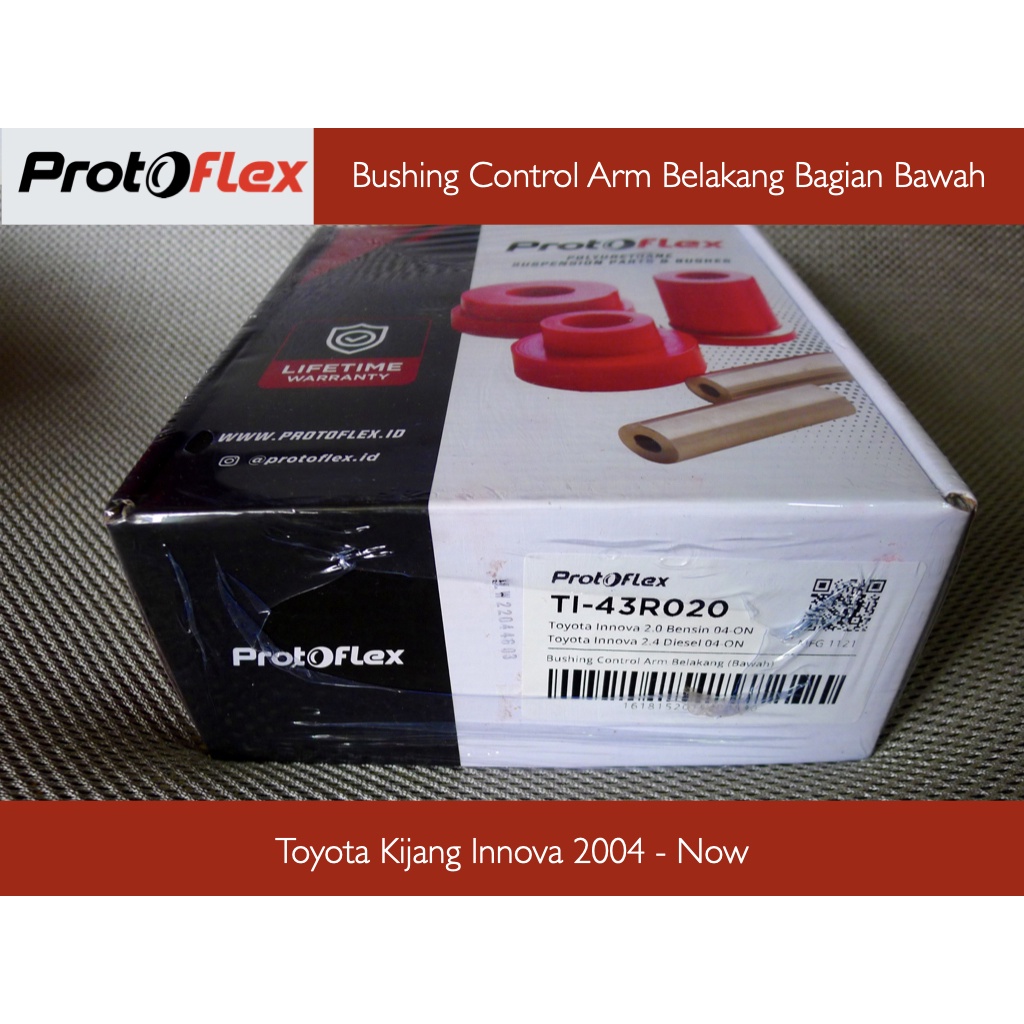 Protoflex Bushing Control Arm Belakang Bagian Bawah Toyota Kijang Innova