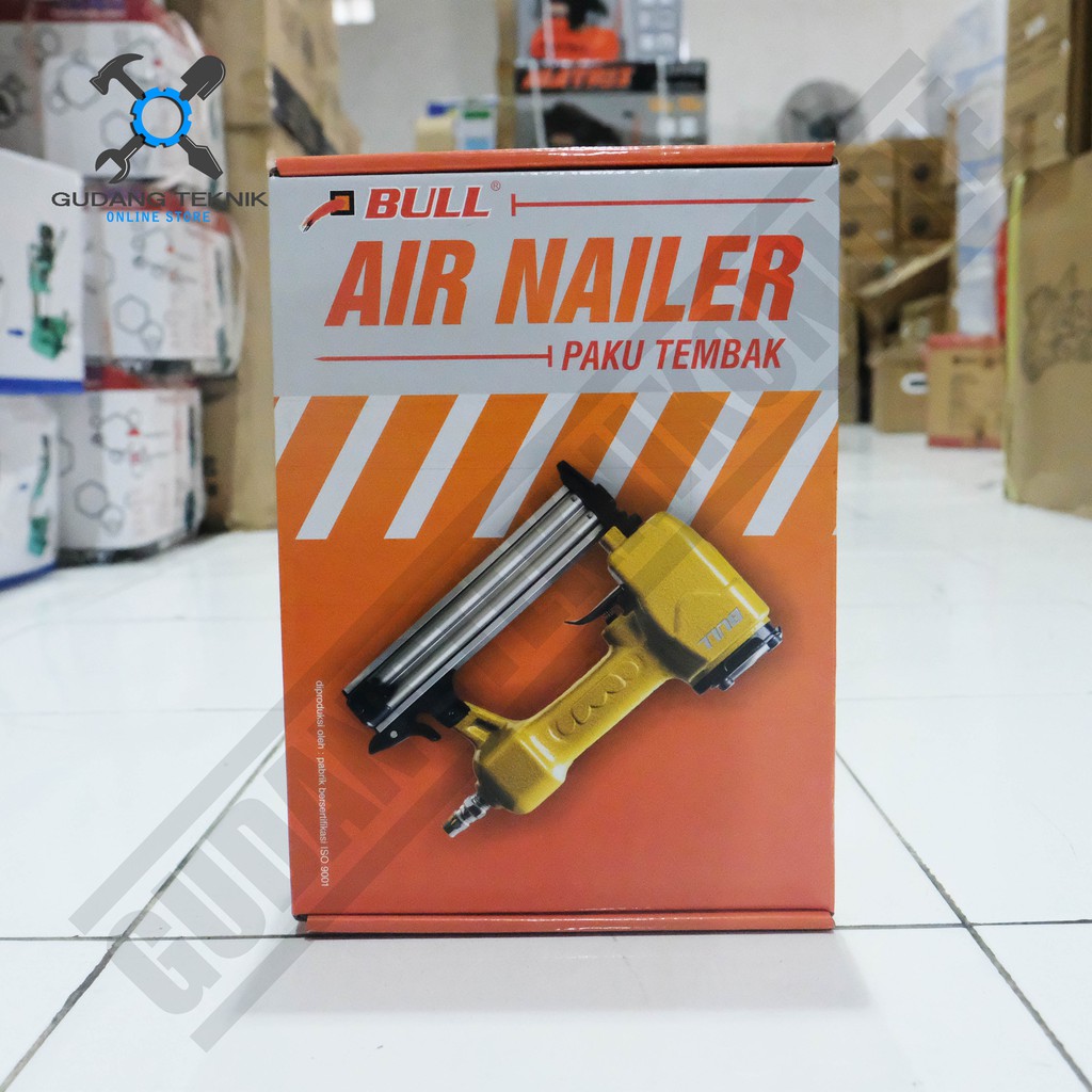 AIR Nailer Tipe U BULL 1022J / Mesin Staples Paku Tembak BULL 1022J - Paku Tembak ANGIN