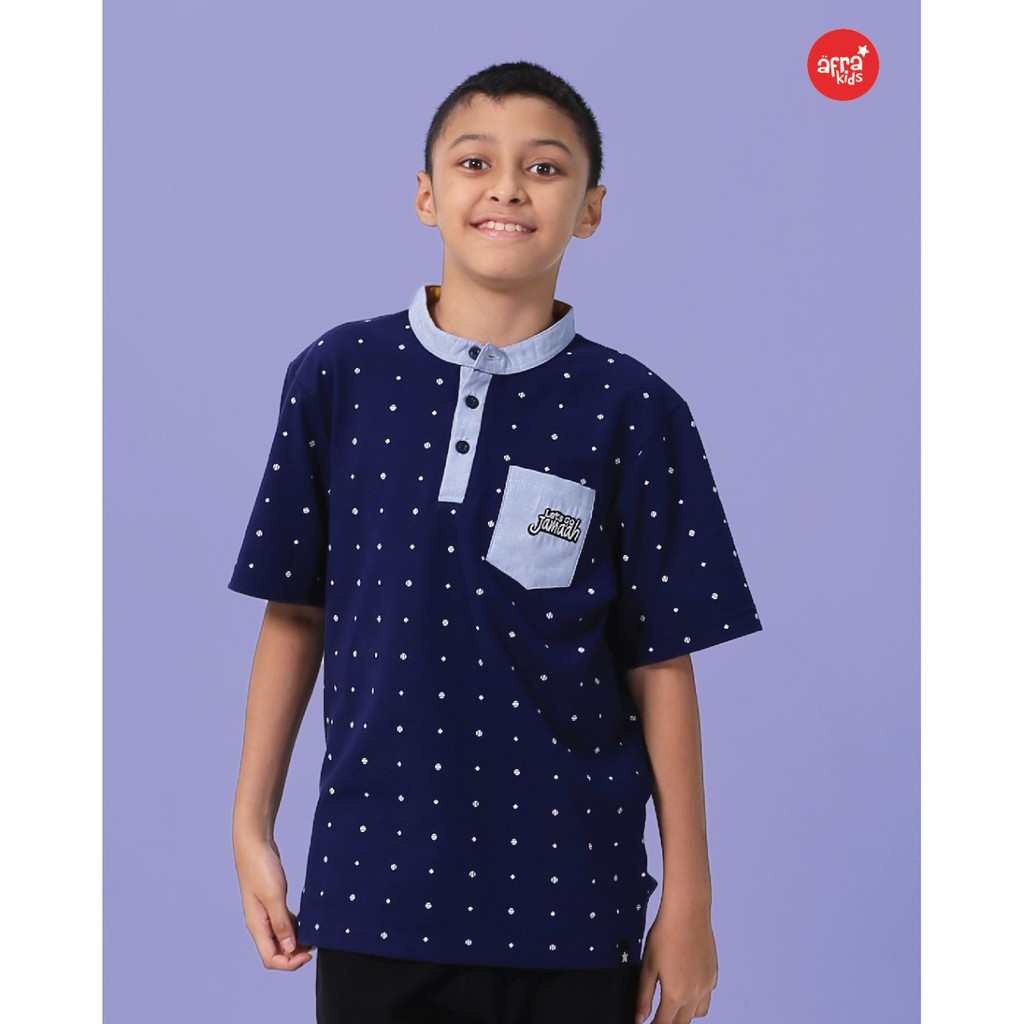 Polo Shirt Anak Afrakids AFRA - PL002 Let's Go Jama'ah