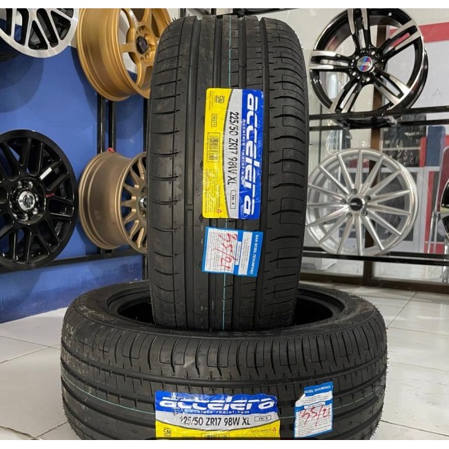 Ban Mobil Tubeless Ukuran 225/50 R17 ACCELERA PHI-R 225 50 R17 Ban Mobil Untuk Velg Ring 17 Bukan Du