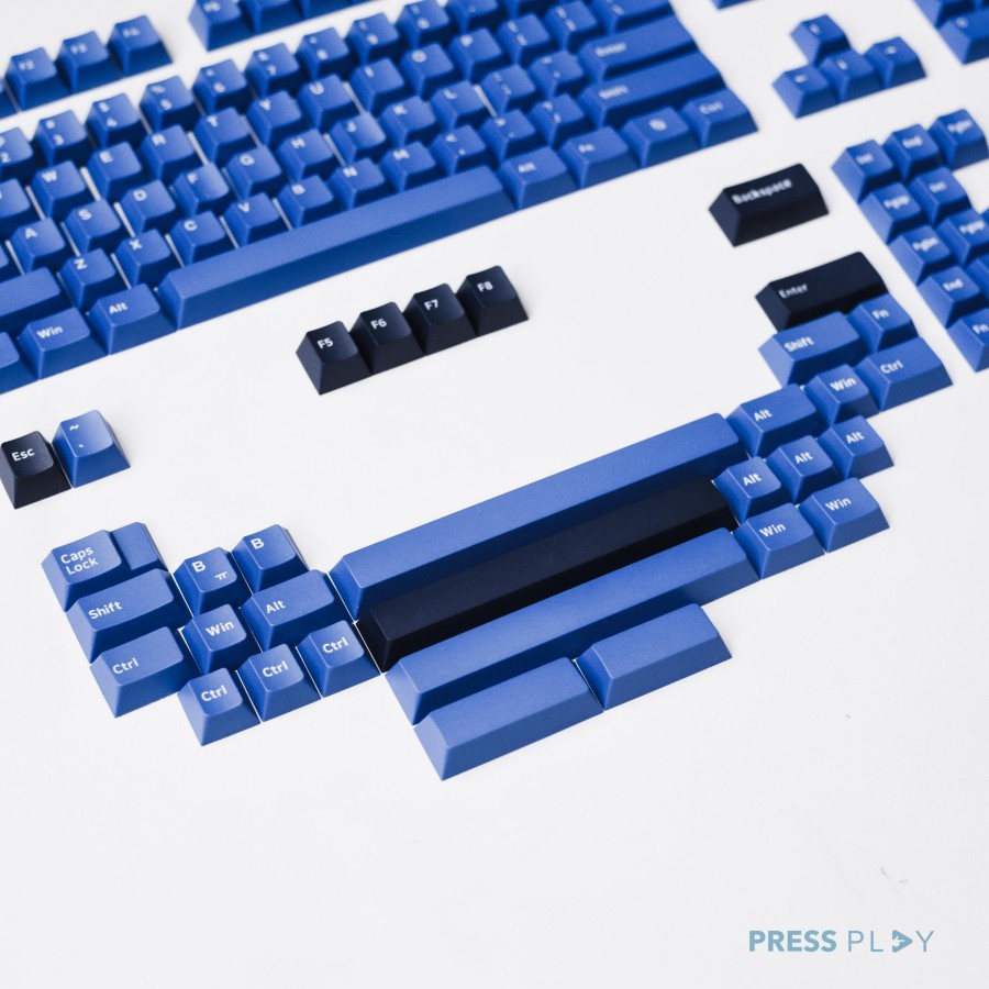 Press Play Ebisu PBT Double Shot Keycaps 171 set Cherry Profile