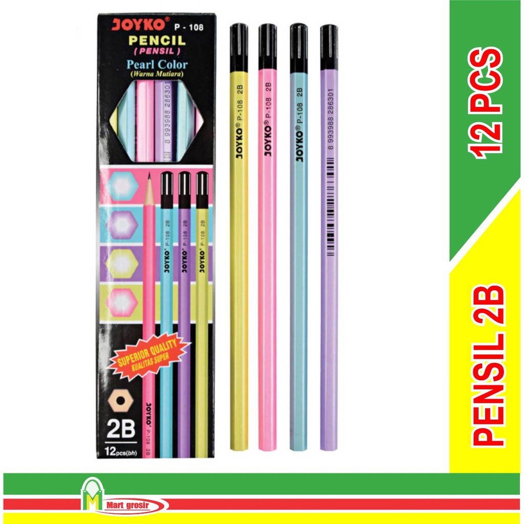 PENCIL / PENSIL PAERL COLOR / PENSIL WARNA MUTIARA//PENSIL 2B