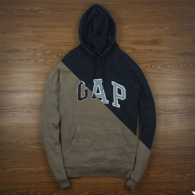 SWEATER HOODIE GAP BLACK/IJO ARMY ORIGINAL SECOND