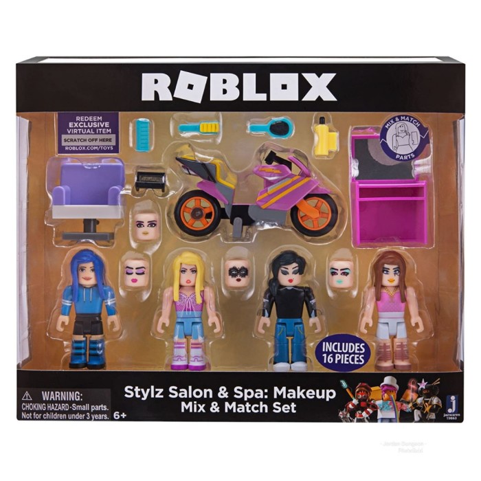 Jual Mainan &amp; Hobi Figure Roblox Stylz Salon And Spa Make Up 4 Core Figures  Mix And Match Indonesia|Shopee Indonesia
