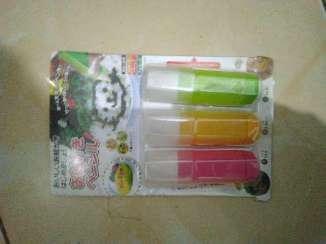 Pen Penghias Makanan (isi 3 Pcs) - Food Drawing Pen (bento Tools)