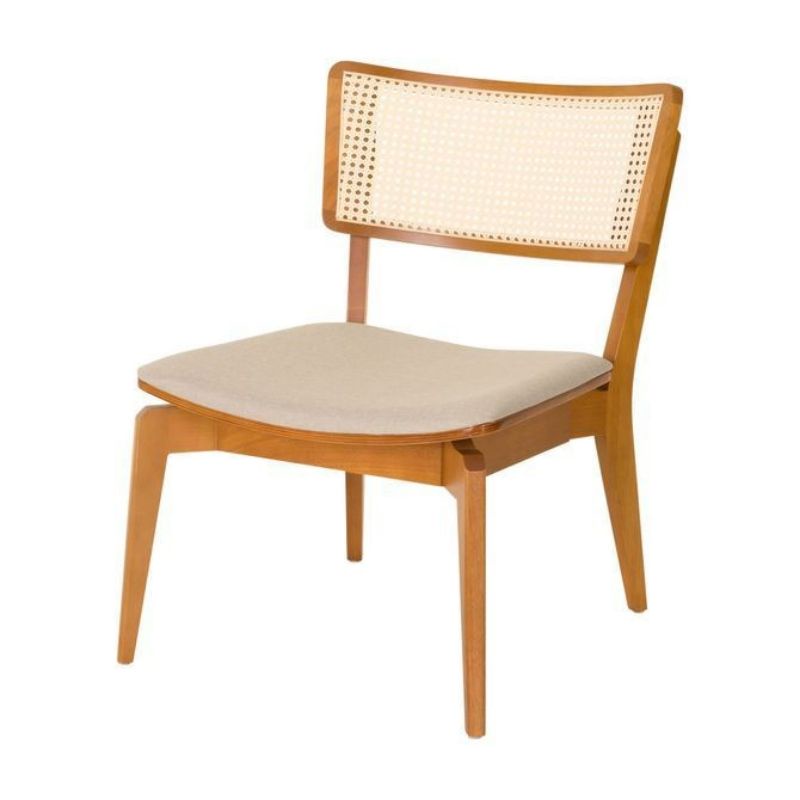 Kursi Cafe Jati / Kursi Makan Rotan Dudukan Busa / Kursi Resto Cafe