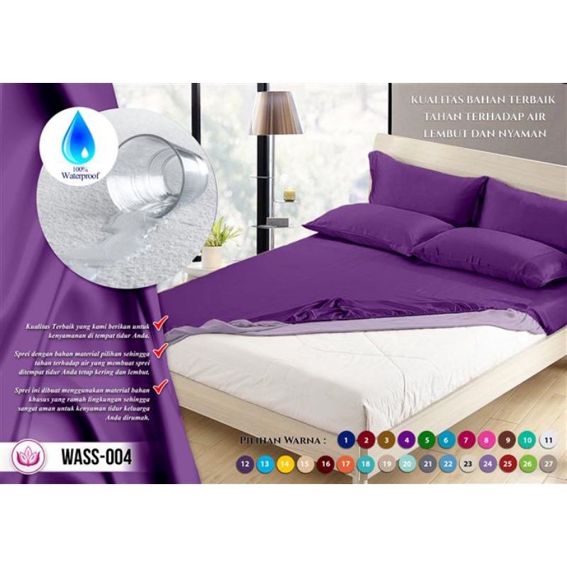 Grosir sprei waterproof polos / Sprei Anti Ompol-3