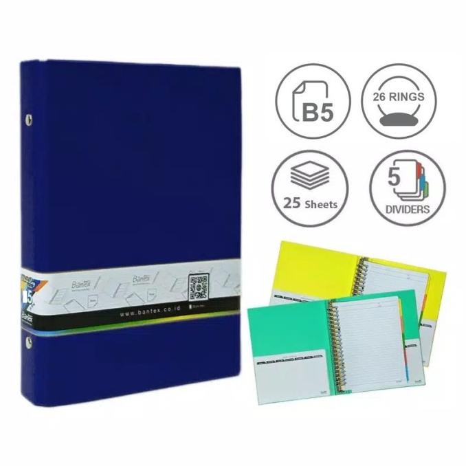 

((BISA COD)) Bantex Multiring Binder (Bonus Isi Binder) Size B5 dan A5 1326 PROMOKode 2635