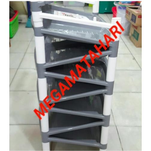 Rak Sepatu ZigZag Susun 7 / Ziga Shoes Rack BRR005 Maspion