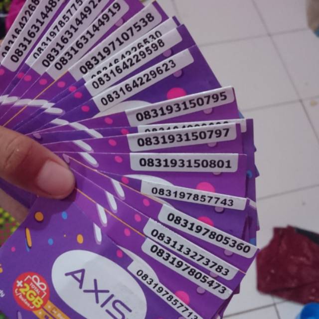 Perdana axis sudah registasu nik dan kk tinggal pakai