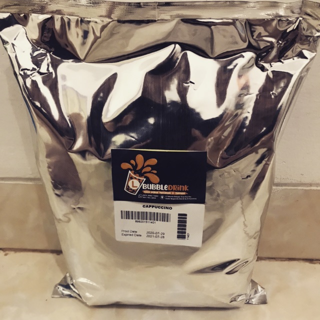 

Bubuk minuman CAPPUCCINO powder - L bubble drink