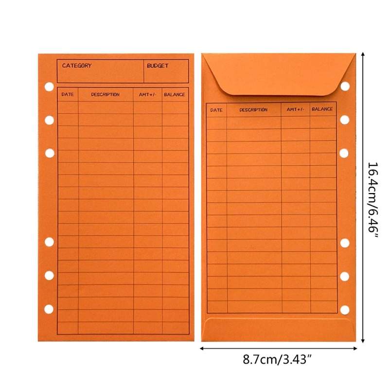 12 Pcs Amplop Uang Dengan Lubang Ukuran 6.5x3.4 Inch