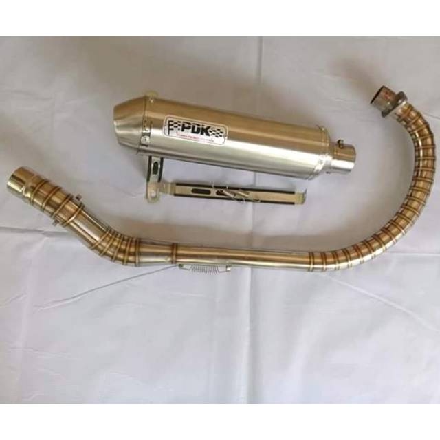 Knalpot PDK kapsul TIGER. GL. CB. MP. LEHER BARBARA FULL CACING