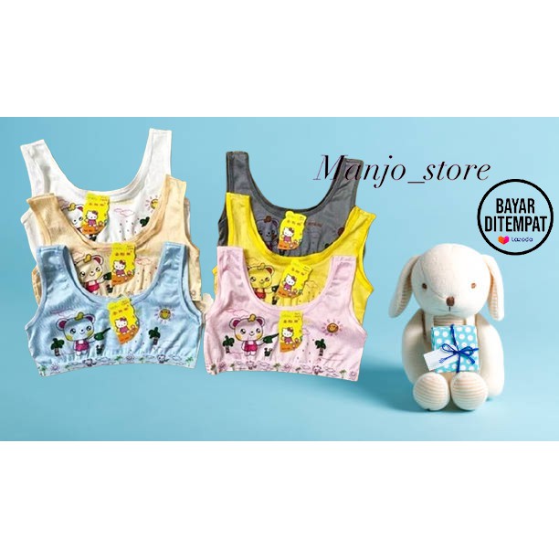 6PCS Mini Set Anak Remaja SD Bergambar motif Lucu Termurah - Setengan Lusin - BRA ABG ANAK PEREMPUAN