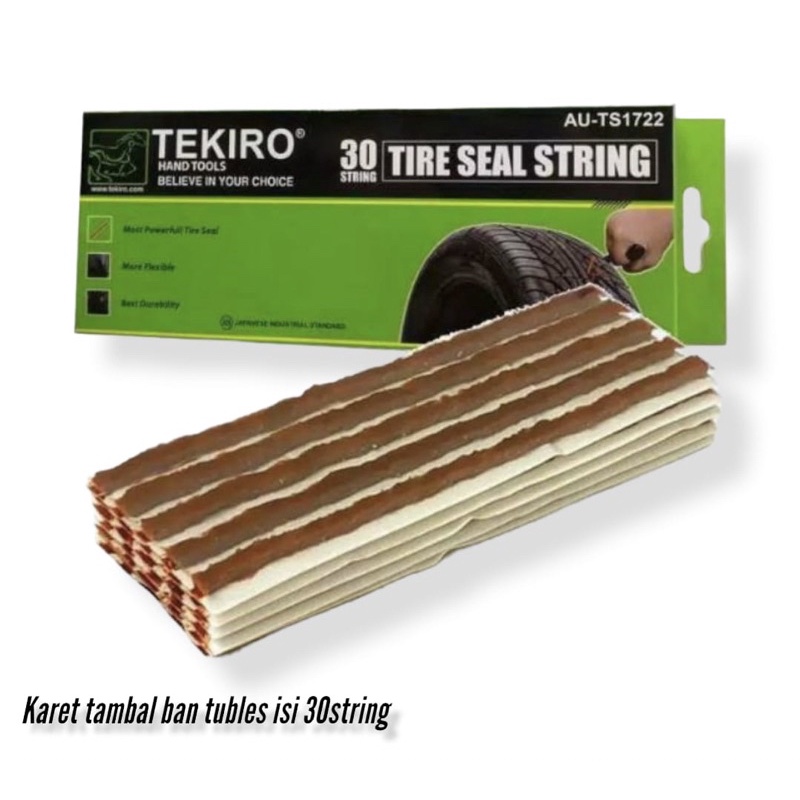 Karet tambal ban tubles Tekiro 1kotak isi 6string