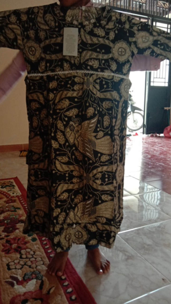 155. Gamis Batik Anak Balpong